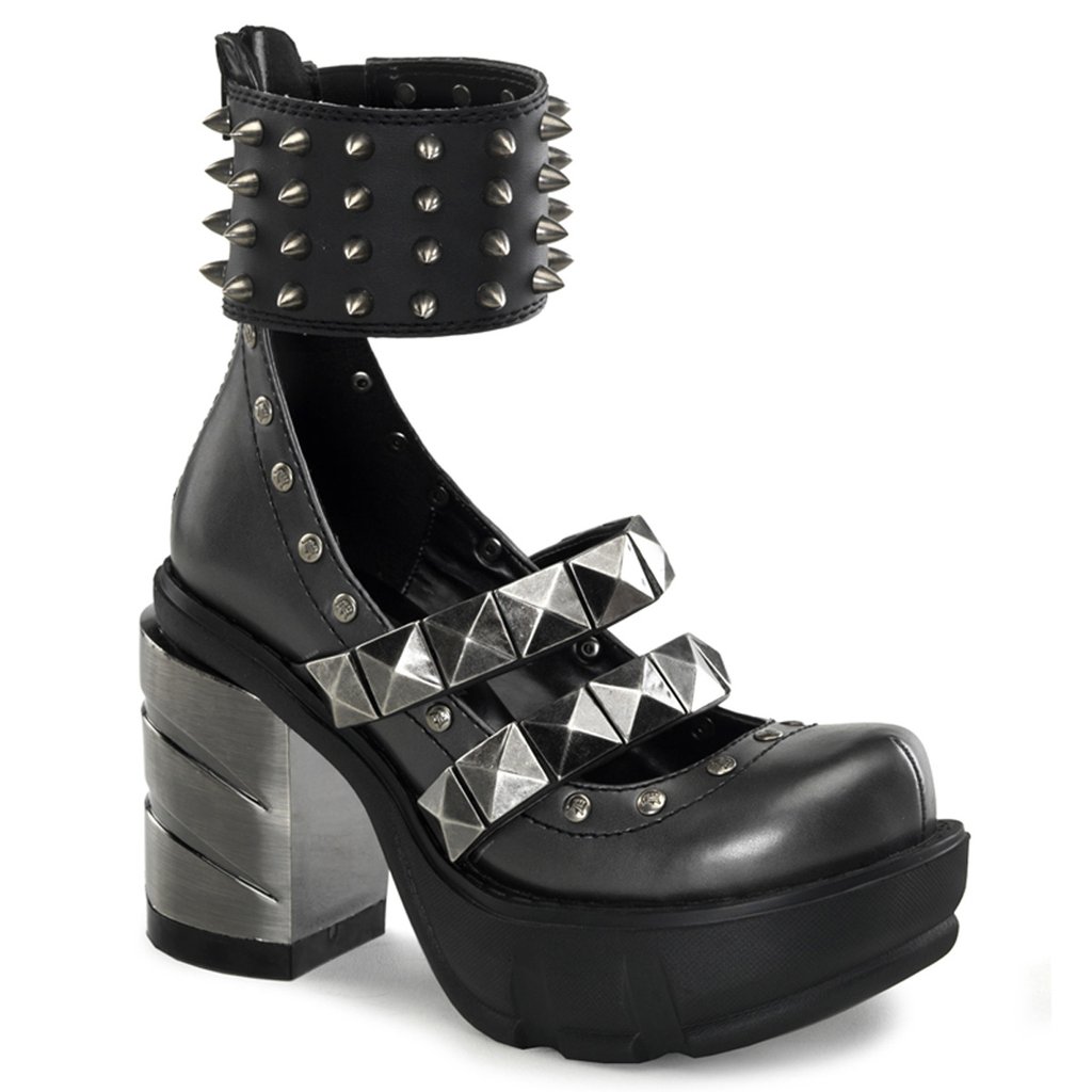 Chaussures Plateforme Demonia Sinister 62 Femme - Noir 91532-NFSE